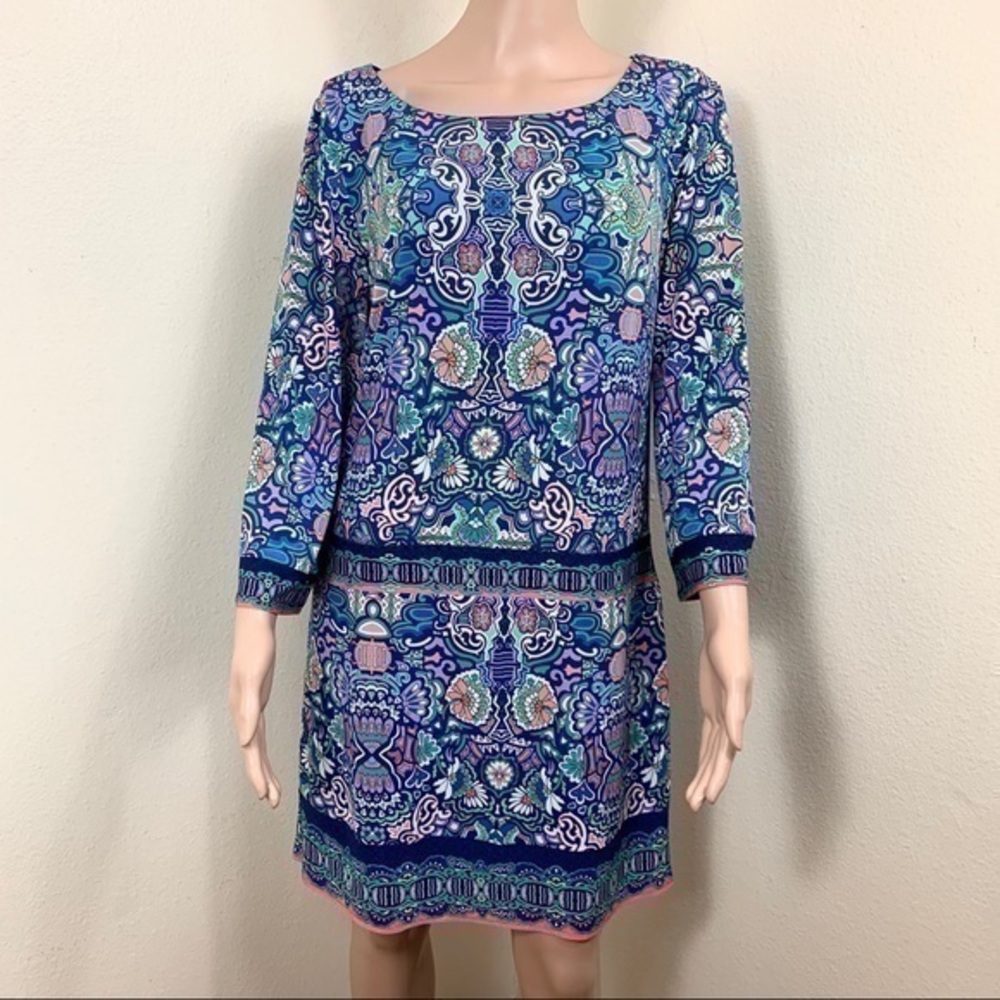 Laundry by Shelli Segal women’s Dress blue sz M